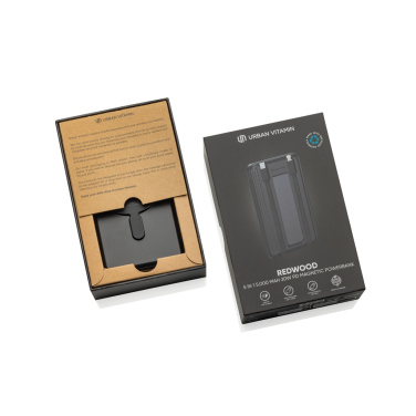 Logo trade mainoslahjat ja liikelahjat kuva: Urban Vitamin Redwood 5in1 5000mah 20W PD tehopankki