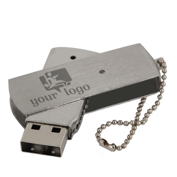 Logo trade mainoslahja ja liikelahja tuotekuva: Metallinen USB-tikku