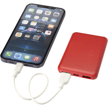 Logotrade mainostuote tuotekuva: Asama 5 000 mAh:n Type-C-varavirtalähde kierrätetystä muovista