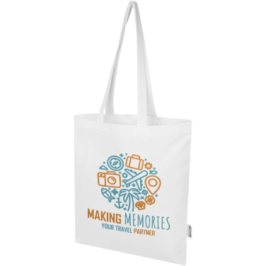 Logotrade mainoslahja ja liikelahja kuva: Madras Blend 140 g/m²:n GRS-kierrätetystä puuvillasta valmistettu 7 l:n kassi