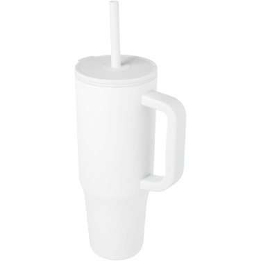 Logotrade mainoslahja tuotekuva: Brady 900 ml:n RCS-sertifioitu eristetty juomamuki silikonipillillä