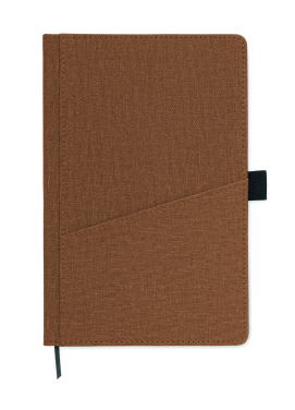 Logo trade liikelahja kuva: A5 muistikirja PU etutaskulla