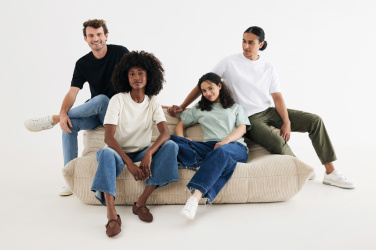 Logo trade liikelahjat tuotekuva: IQONIQ Nikko -painavampi t-paita, kierrätyspuuvilla