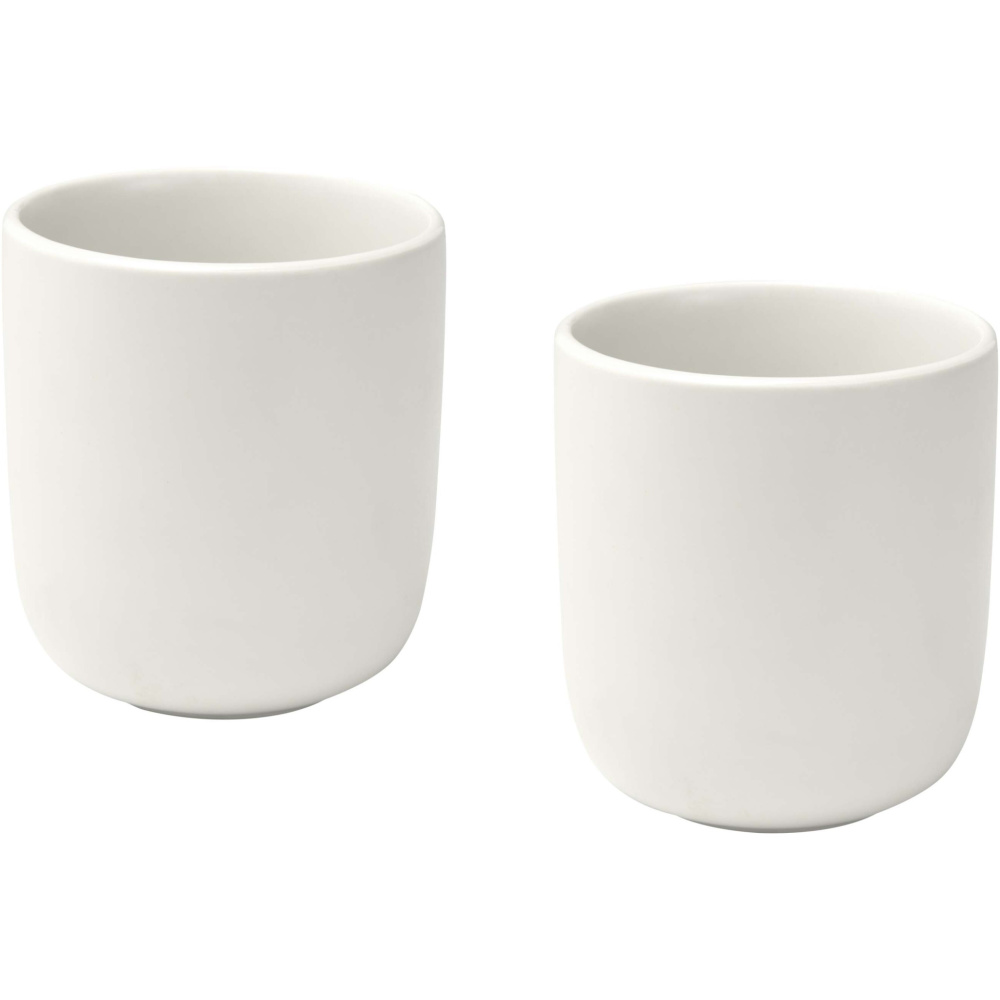 Logo trade liikelahjat tuotekuva: Male 200 ml:n keraamiset kupit – 2 kpl:n sarja