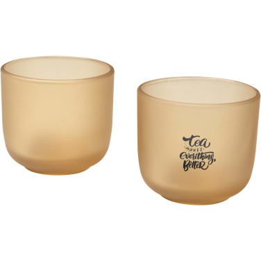 Logo trade mainoslahjat tuotekuva: Male 200 ml:n lasikupit – 2 kpl:n sarja