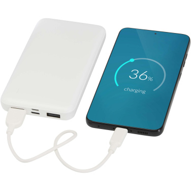Logo trade liikelahja mainoslahja tuotekuva: Intan 10 000 mAh:n ja 10 W:n varavirtalähde kierrätetystä muovista