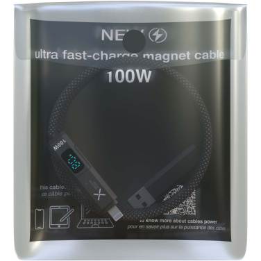 Logotrade liikelahjat mainoslahjat tuotekuva: SCX.design C57 100W magnetic cable with display