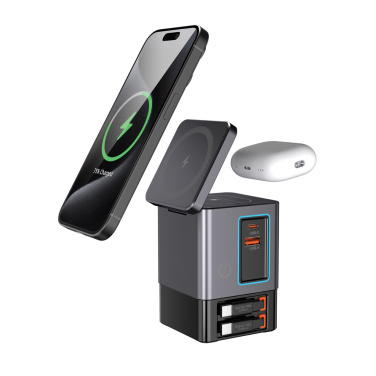 Logotrade liikelahjat mainoslahjat tuotekuva: Urban Vitamin Sacramento 105WGAN -laturi, kaapelit