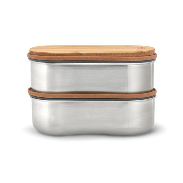 Logo trade mainoslahja ja liikelahja tuotekuva: Black+Blum teräksestä valmistettu kaksiosainen eväsrasia