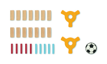 Logo trade mainoslahjat tuotekuva: Puinen jalkapallopeli