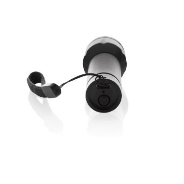 Logotrade liikelahjat mainoslahjat tuotekuva: Flara RCS -kierrätysmuovinen USB-ladattava taskulamppu