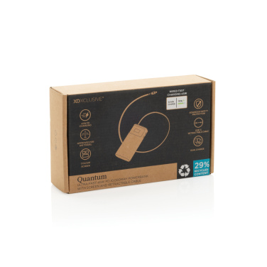 Logotrade mainostuote tuotekuva: Quantum RCS PD45W nopea 10 000 mAh -varavirtalähde näytöllä