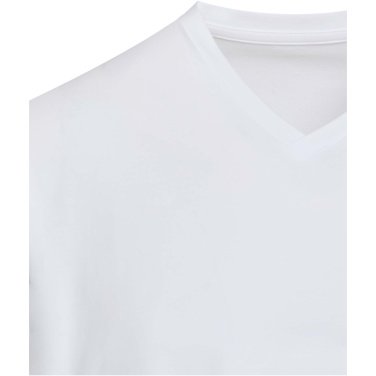 Logotrade mainoslahja ja liikelahja kuva: Balfour lyhythihainen, OCS-sertifioitu V-aukkoinen unisex-t-paita 200 g/m²:n kankaasta