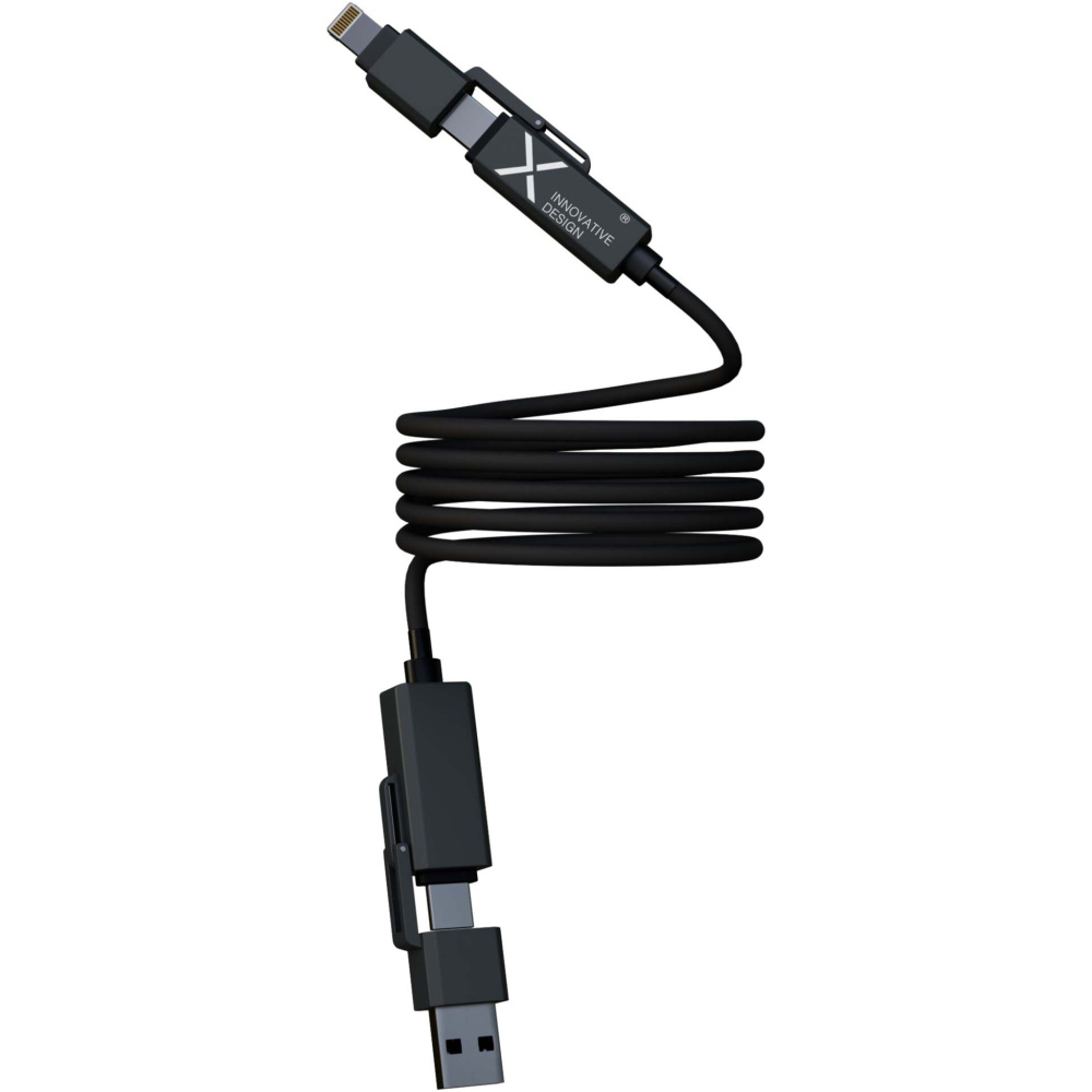 Logotrade mainostuote tuotekuva: SCX.design C59 100 W:n magneettinen silikonilatauskaapeli