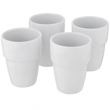 Logotrade reklaminės dovanos nuotrauka: Staki 4 dalių 280 ml sukraunamo puodelio dovanų rinkinys