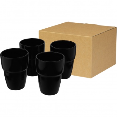 Logotrade reklaminės dovanos nuotrauka: Staki 4 dalių 280 ml sukraunamo puodelio dovanų rinkinys