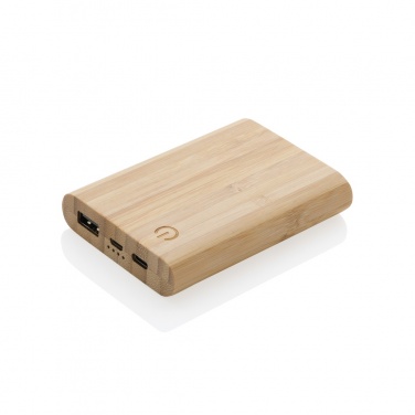Logotrade verslo dovanos nuotrauka: Bambuko 5000 mAh maitinimo blokas