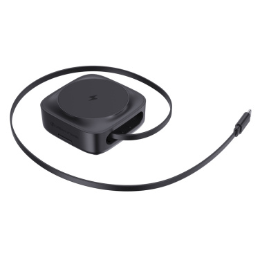 Logotrade reklaminiai produktai nuotrauka: „Urban Vitamin Goleta“ 2 viename 15 W magnetinis belaidis įkroviklis