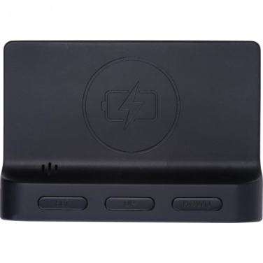 Logotrade reklaminiai produktai nuotrauka: Žadintuvas ir belaidis įkroviklis ADELAIDE