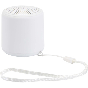 Logotrade reklaminės dovanos nuotrauka: „Velkis“ 3 W perdirbto plastiko belaidis „Bluetooth®“ garsiakalbis