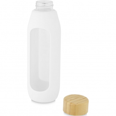 Logotrade logo dāvanas foto: Tidan 600 ml borsilikāta stikla pudele ar silikona rokturi