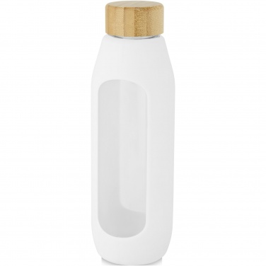 Logotrade korporatīvās dāvanas foto: Tidan 600 ml borsilikāta stikla pudele ar silikona rokturi