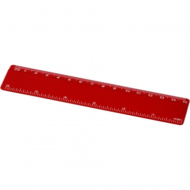 Logotrade dāvanas foto: Refari 15 cm pārstrādāta plastmasas lineāls