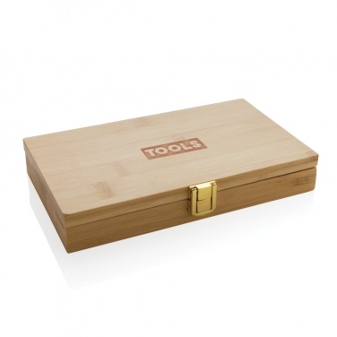 Logotrade korporatīvās dāvanas foto: Carvine 21 gab bambusa instrumentu komplekts