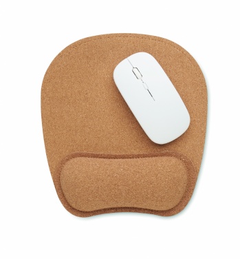 Logotrade korporatīvās dāvanas foto: Ergonomisks korķa peles paklājiņš