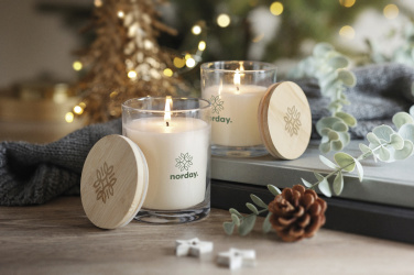 Logotrade ziemassvētku dāvanas foto: Svece ar vaniļas aromātu