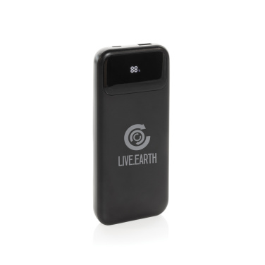 Logotrade korporatīvās dāvanas foto: Turbopack RCS rplastic powerbank 10 000 integrēti kabeļi