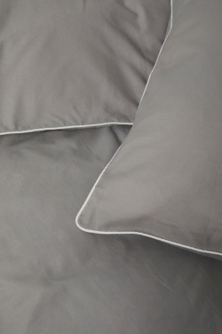 Logotrade logo dāvanas foto: VINGA Marston OCS organiskās kokvilnas gultas veļa, 4 gab. komplekts