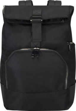 Logotrade dāvanas foto: Rhine 15” GRS pārstrādāta rolltop mugursoma 18L