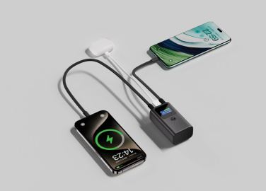 Logotrade korporatīvās dāvanas foto: Urban Vitamin Campbell 55W 10.000mAh kabatas izmēra power bank