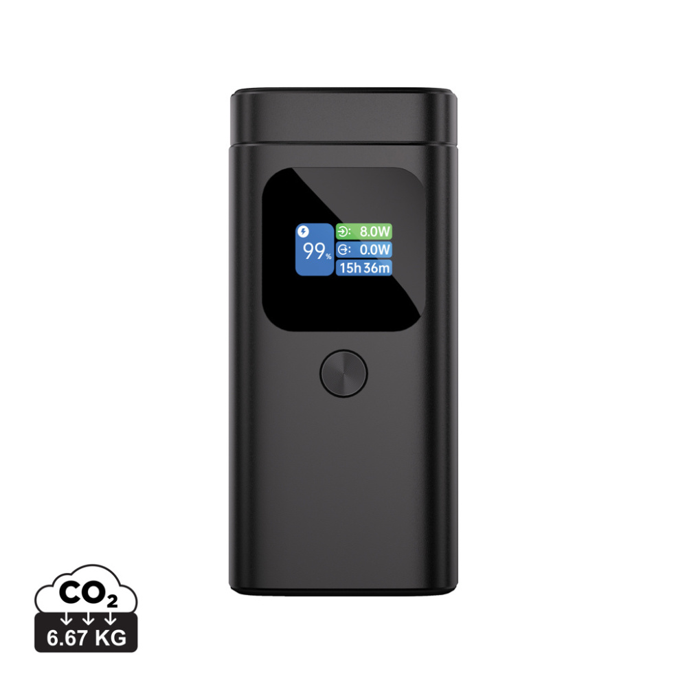 Logotrade korporatīvās dāvanas foto: Urban Vitamin Sunnyvale 100W 15.000mAh magnētiskā pārnēsājamā baterija