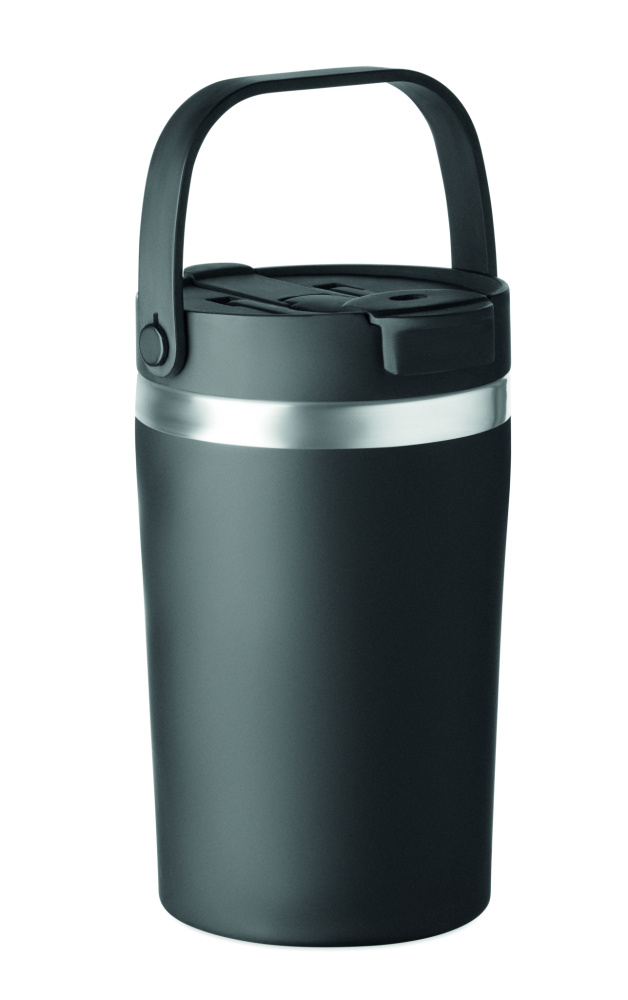 Logotrade ziemassvētku dāvanas foto: Dubultsienu glāze 350 ml