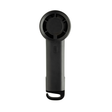 Logotrade logo dāvanas foto: Pārnēsājams ventilators no pārstrādātas plastmasas, kas ir atkārtoti uzlādējams Twist RCS