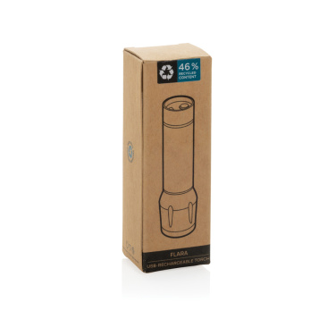 Logotrade Ideja dāvanas foto: Flara RSC pārstrādātas plastmasas USB uzlādējama lukturītis