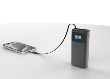 Logotrade ziemassvētku dāvanas foto: Quantum RCS īpaši ātra PD45W 10.000mAh pārnēsājamā baterija ar ekrānu