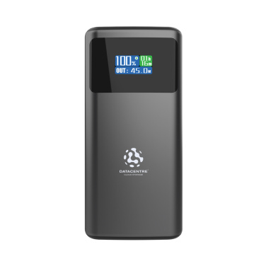 Logotrade dāvanas foto: Quantum RCS īpaši ātra PD45W 10.000mAh pārnēsājamā baterija ar ekrānu