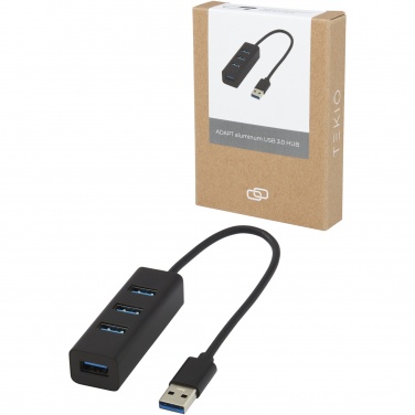 Лого трейд бизнес-подарки фото: ADAPT алюминиевая док-станция USB 3.0