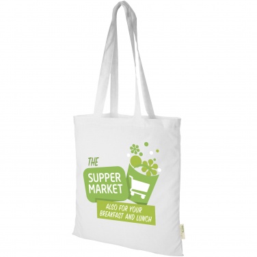 Лого трейд pекламные cувениры фото: Orissa 140 g/m² organic cotton tote bag 7L
