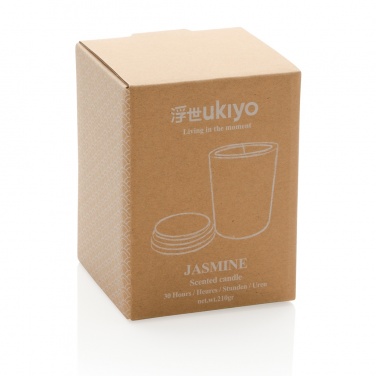Логотрейд бизнес-подарки картинка: Ароматическая свеча Ukiyo deluxe с бамбуковой крышкой