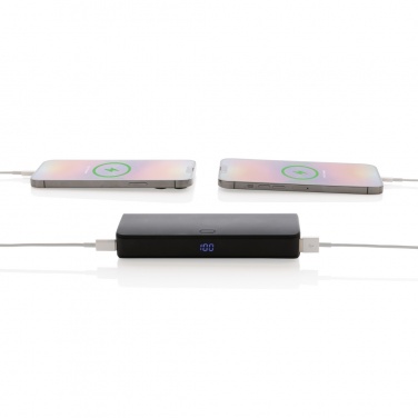 Логотрейд pекламные подарки картинка: FlashCharge RCS rplastic 20000 мАч быстрая зарядка powerbank
