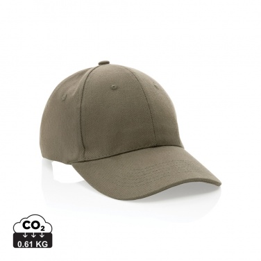 Лого трейд pекламные cувениры фото: Кепка Impact 6 panel 280gr из переработанного хлопка с трассером AWARE™