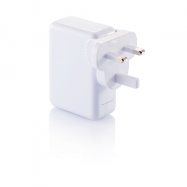 Лого трейд бизнес-подарки фото: Дорожная вилка с 4 USB-портами