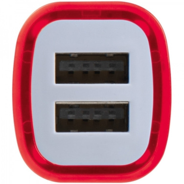 Логотрейд pекламные cувениры картинка: USB-адаптер для зарядки KFZ FRUIT