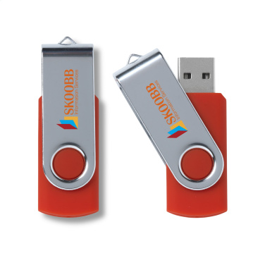 Логотрейд pекламные подарки картинка: USB-Twist 64 ГБ