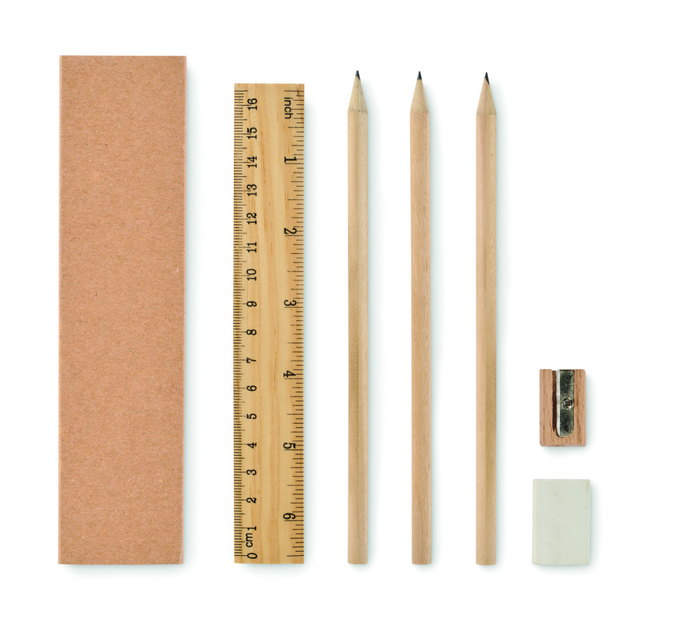 Логотрейд бизнес-подарки картинка: Paper box stationery set