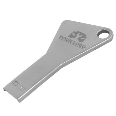 Логотрейд pекламные cувениры картинка: Металлическая USB-флешка